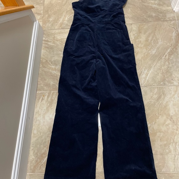 Anthropologie Joanie navy jumpsuit size 6 - Picture 6 of 10